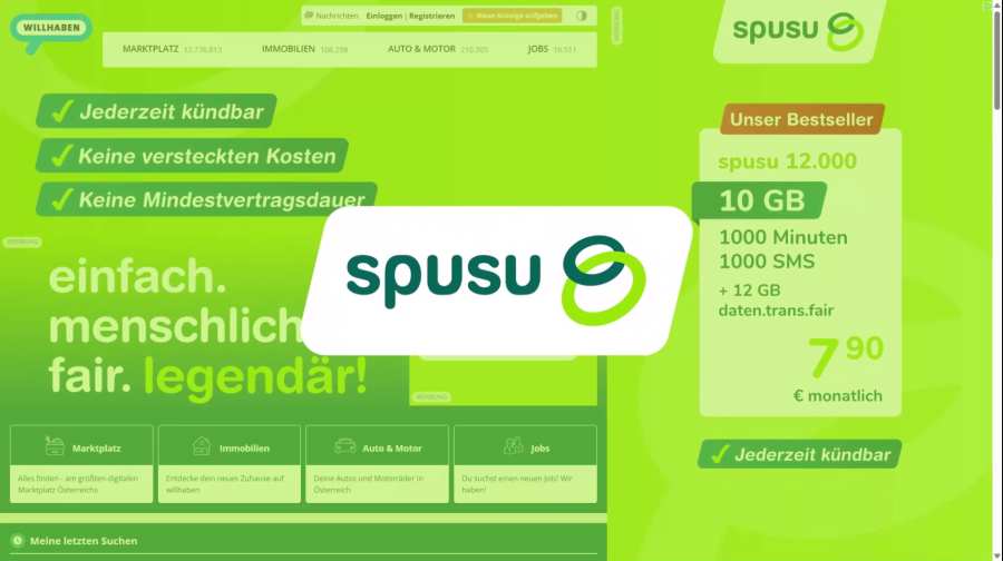 spusu Mobilfunktarife