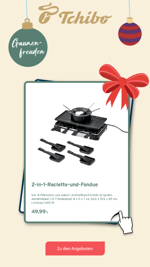 Tchibo Weihnachtsangebote