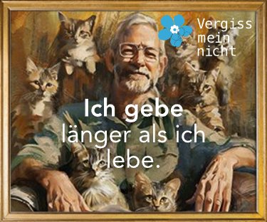 Ich gebe länger, als ich lebe